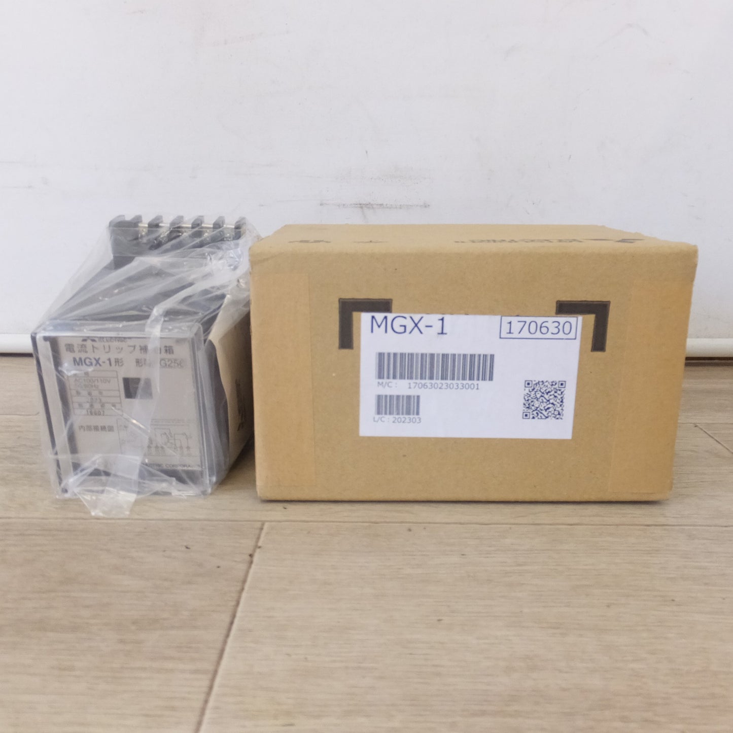 [送料無料] 未使用★三菱 MITSUBISHI 電流トリップ補助箱 MGX-1　AC100/110V 50/60Hz★