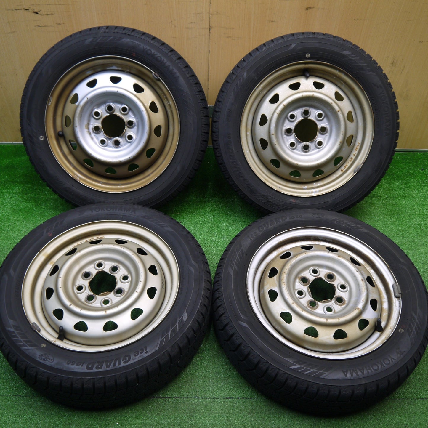 4本価格！22年★スタッドレス 155/65R14 ヨコハマ アイスガード iG60 スチール ホイール 14インチ PCD100/4H★5110401Hス