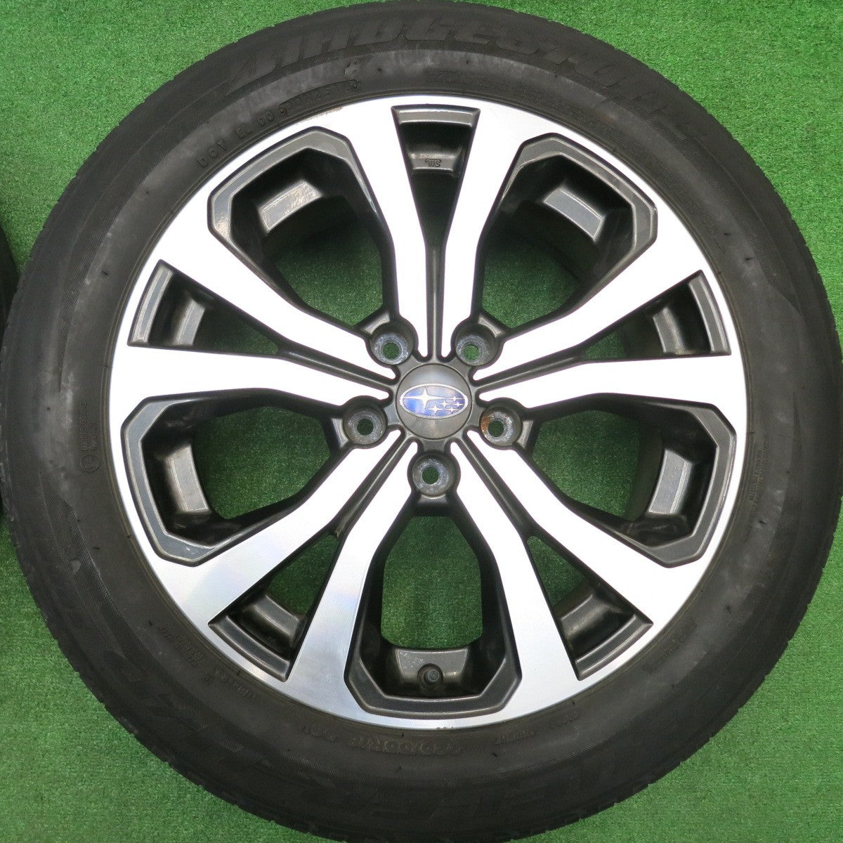 4本価格★スバル SK フォレスター 純正 225/55R18 ブリヂストン デューラー H/P SPORT 18インチ PCD114.3/5H★5103009HAノ