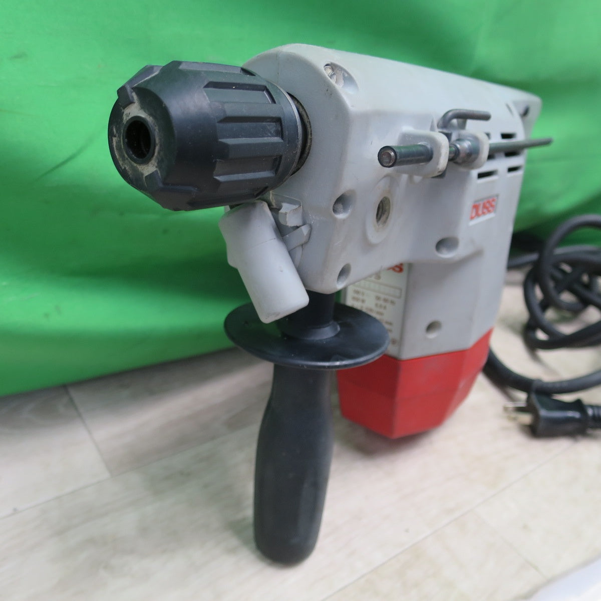[送料無料] ☆DUSS Bohrhammer ハンマードリル P18S ドイツ製 100V ハンドル 取説書等付属品付き DIY 大工 道具 電動 工具☆