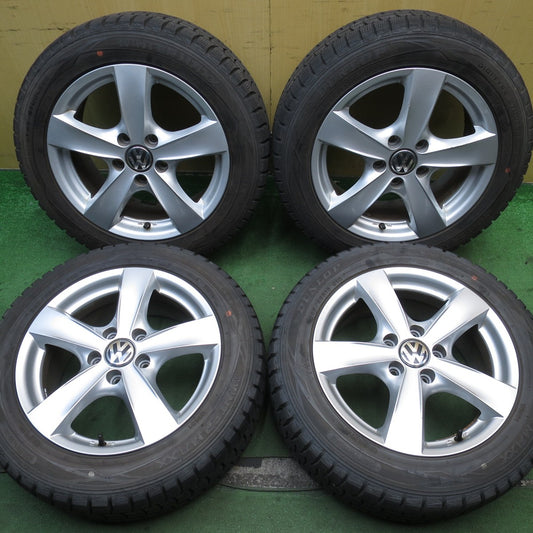 バリ溝！9.5分★ワーゲン 等 AGA TARGA Nebel 205/55R16 スタッドレス ダンロップ ウインターマックス WM01 16インチ ネーベル PCD112/5H★5091001NJス