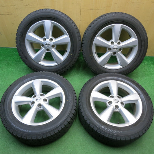 バリ溝！キレイ！9分★日産 デュアリス 純正 215/60R17 スタッドレス ヨコハマ アイスガード iG20 17インチ PCD114.3/5H★5122009HAス