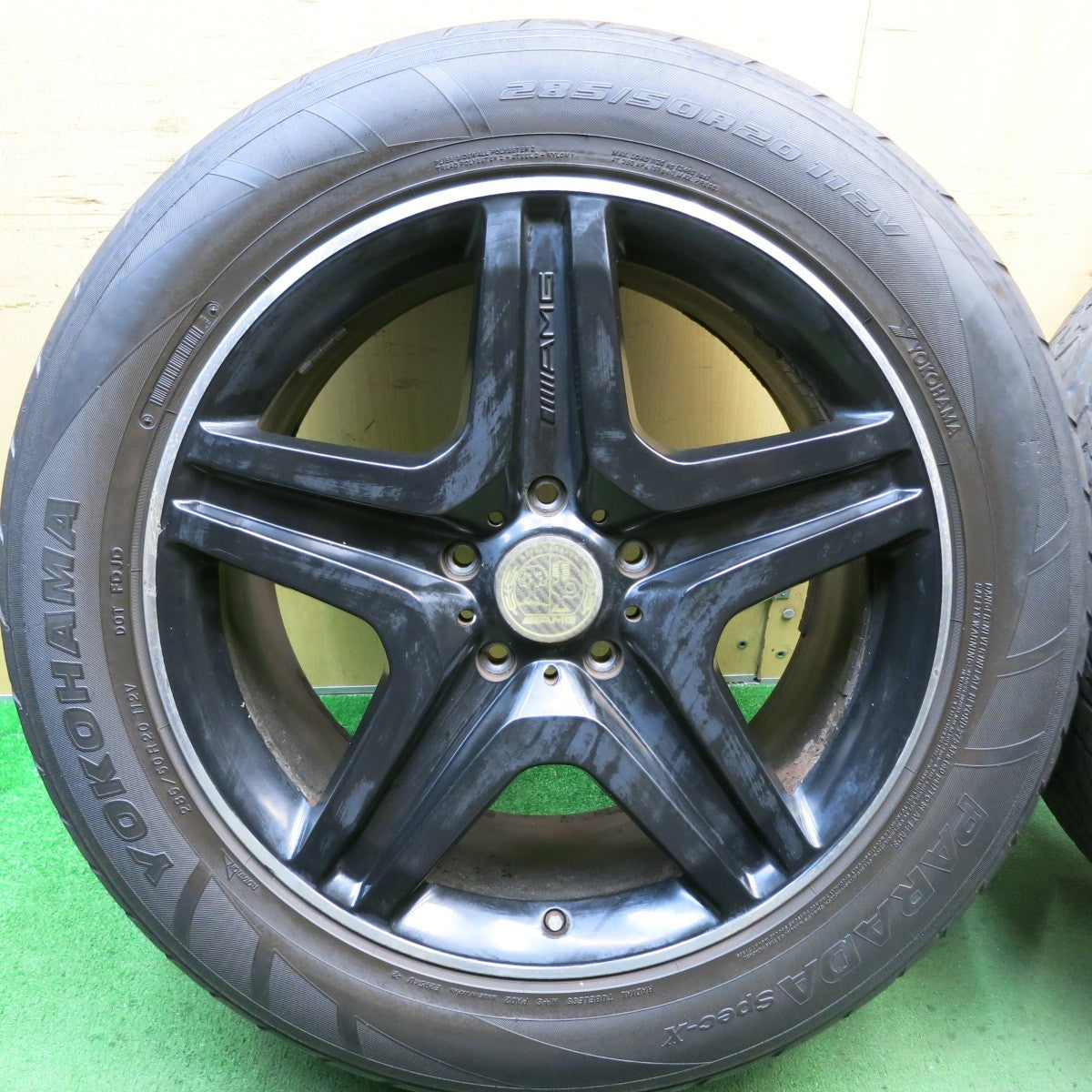 4本価格★ベンツ W463 G65 純正 AMG 285/50R20 ヨコハマ PARADA Spec-X 20インチ PCD130/5H★5080303HAノ