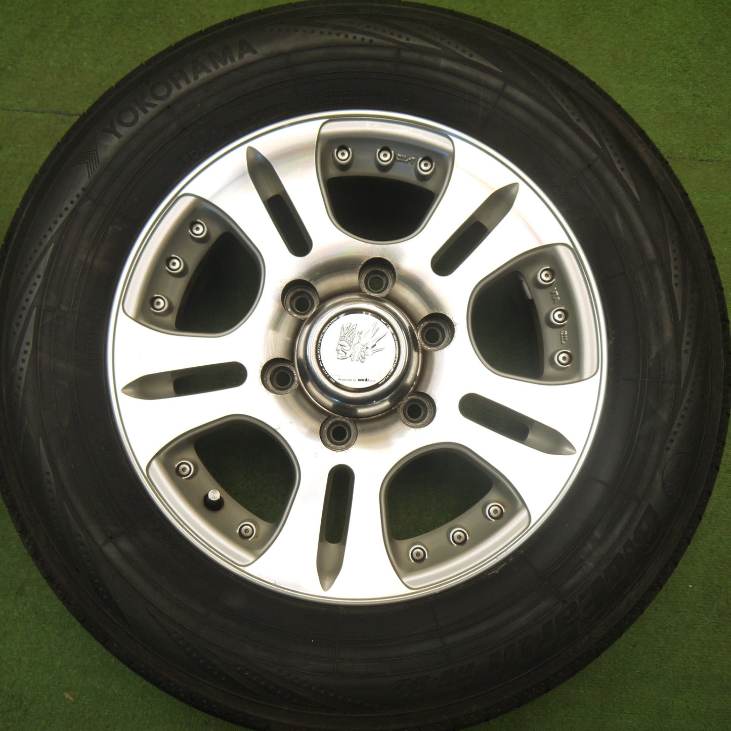 4本価格★215/65R15 ヨコハマ ブルーアース RV-02 社外 アルミ WEDS ADVENTURE 15インチ PCD139.7/6H★6020606Hノ