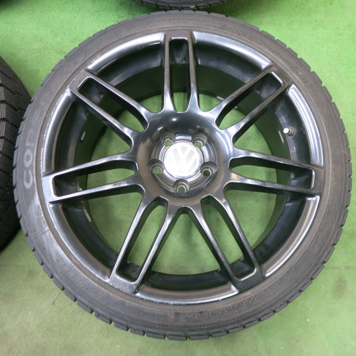 4本価格★ワーゲン 等 225/40R18 スタッドレス ナンカン CORSAFA EMN 社外 アルミ 18インチ PCD100/5H★6012003ナス