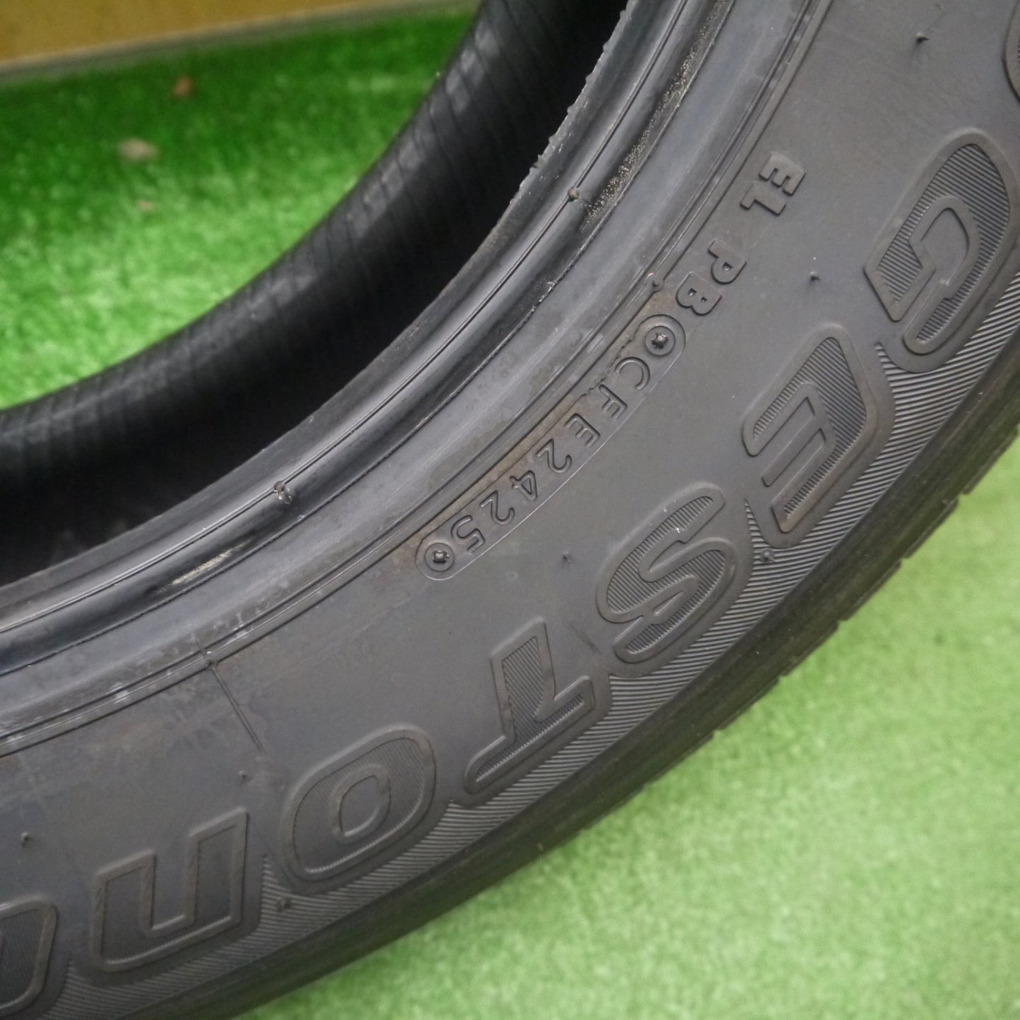 未使用！25年！1本★ジムニー 等 175/80R16 ブリヂストン デューラー H/L 852 DUELER 背面 タイヤ スペア 16インチ★6010510Hノタ