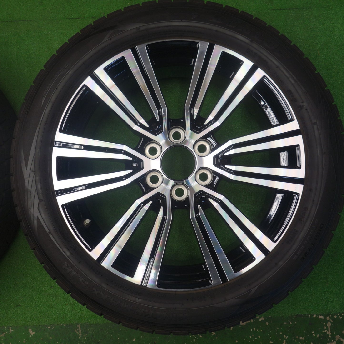 センサー付！バリ溝！22年！キレイ！9.5分★レクサス LX 純正 BBS TY035 265/50R22 スタッドレス ダンロップ ウインターマックス SJ8 22インチ PCD139.7/6H★6042901KTス