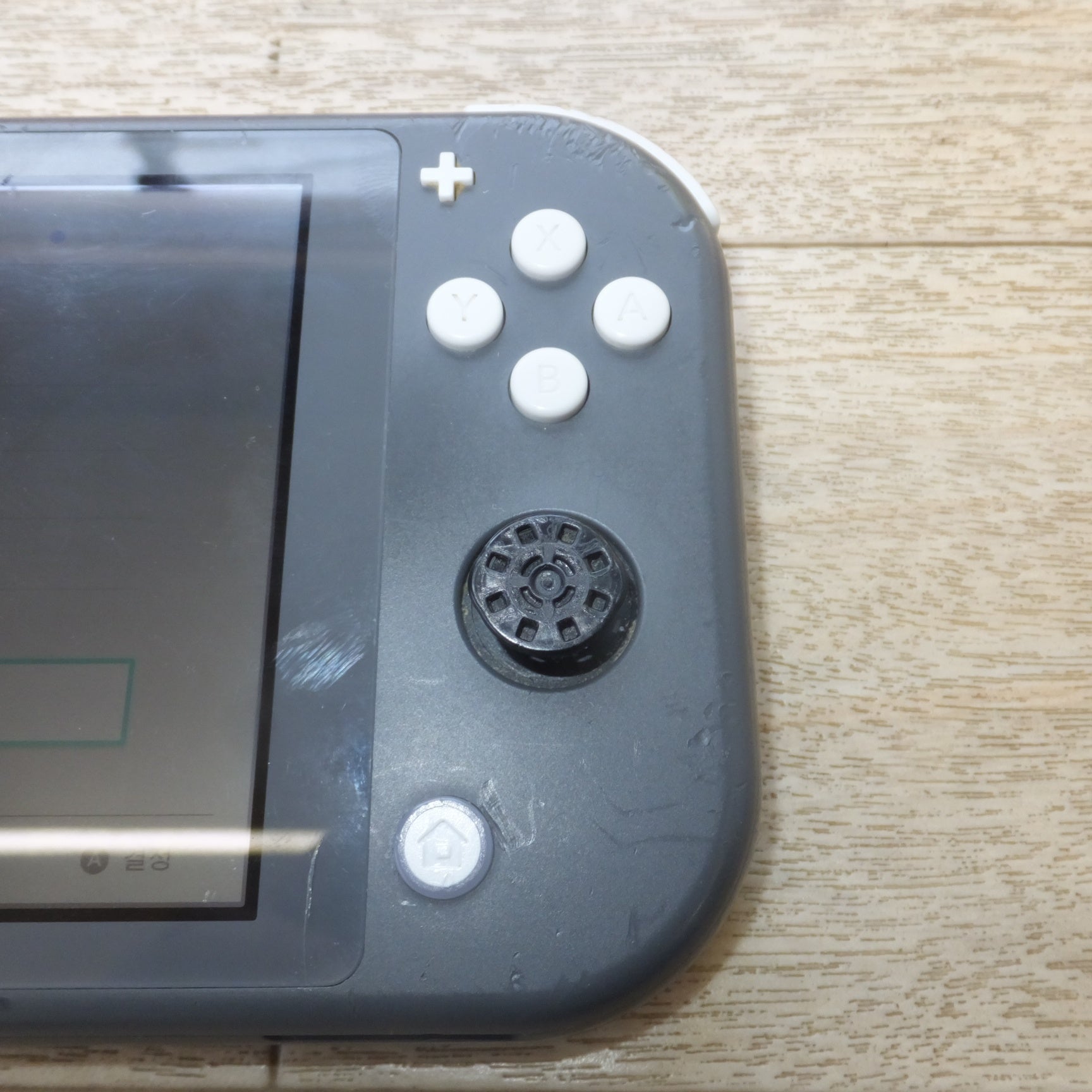 Nintendo Switch Liteグレージャンク品電源不良スティック欠品 Nintendo Switch Liteグレージャンク品電源不良スティック欠品