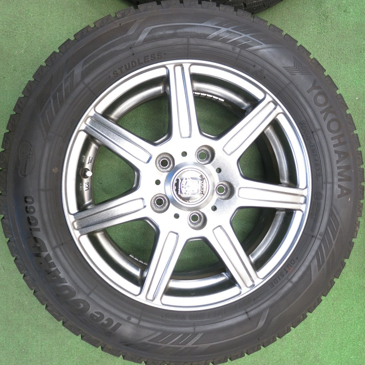 バリ溝！23年！9.5分★スタッドレス 195/65R15 ヨコハマ アイスガード iG60 MANARAY SPORT マナレイ スポーツ 15インチ PCD114.3/5H★6042302HAス