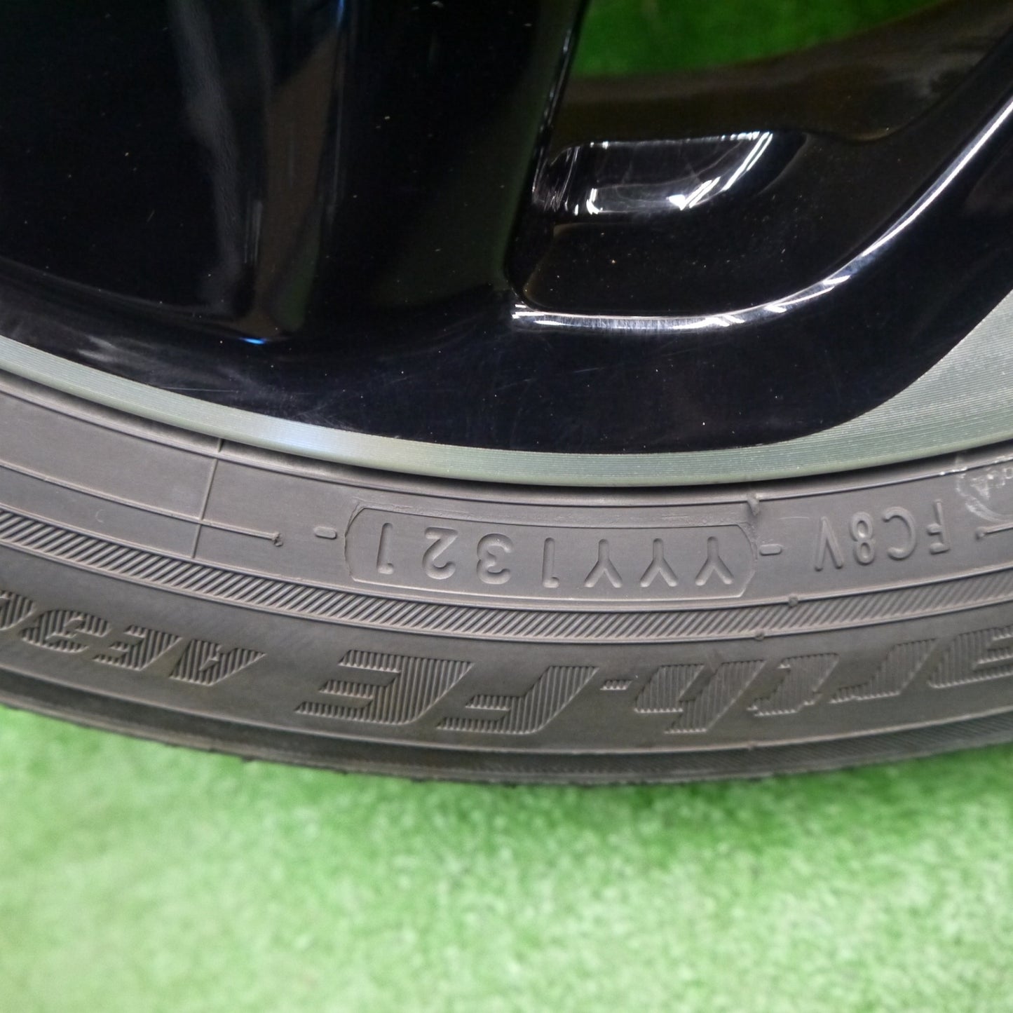 キレイ！1本★日産 デイズ ルークス 純正 155/65R14 ヨコハマ BluEarth-FE AE30 ブルーアース 14インチ PCD100/4H★6021009Hノ