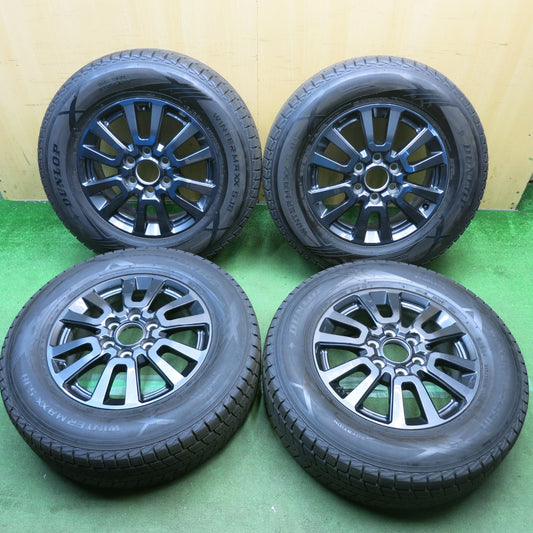バリ溝！23年！キレイ！9.5分◎トヨタ ランクル 250 GX グレード 純正 245/70R18 スタッドレス ダンロップ ウインターマックス SJ8 SJ8+ 18インチ PCD139.7/6H◎6100407HAス