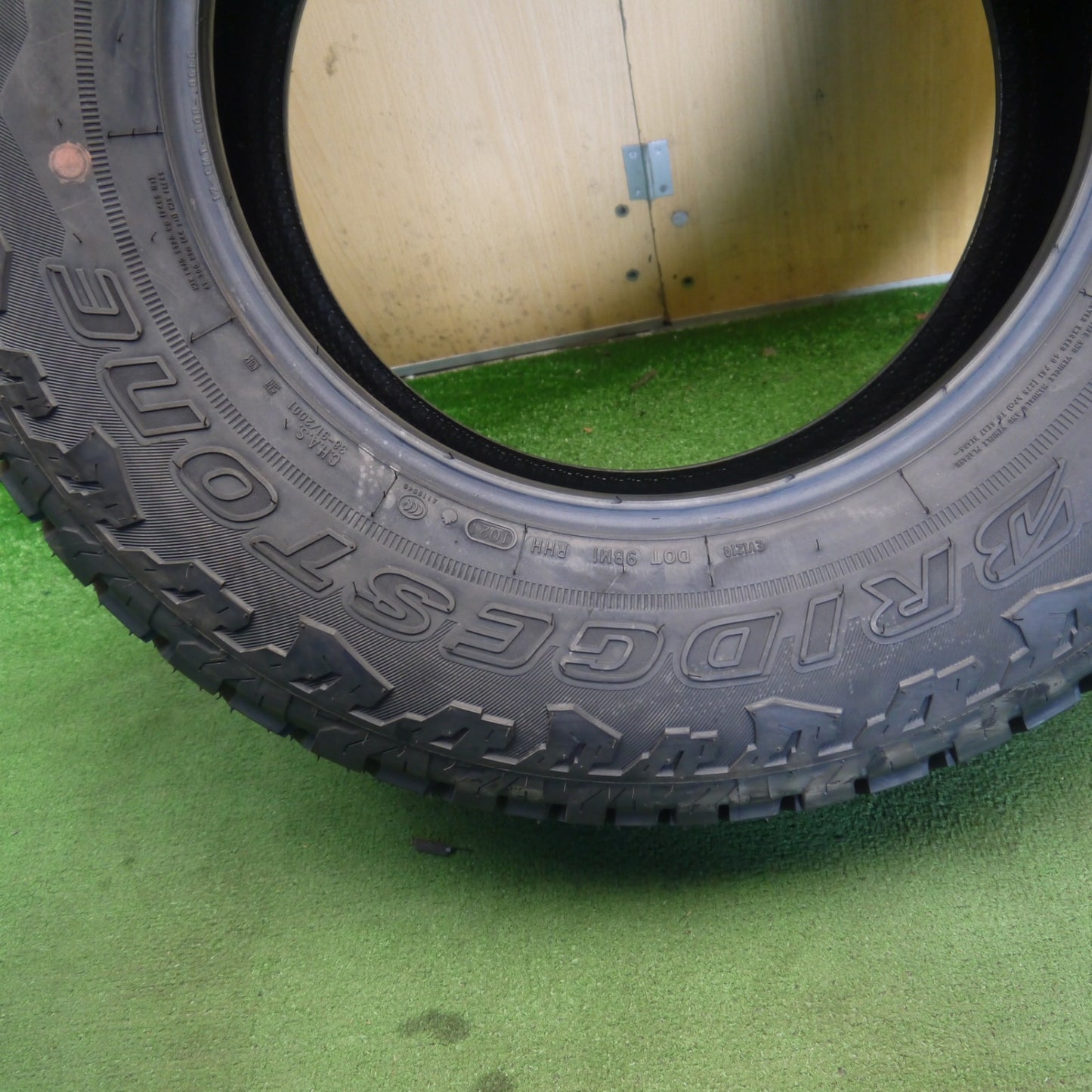 新車外し！1本★245/75R17 ブリヂストン デューラー A/T RH-S DUELER タイヤ 17インチ ジープ ラングラー 等★6071305Hノタ