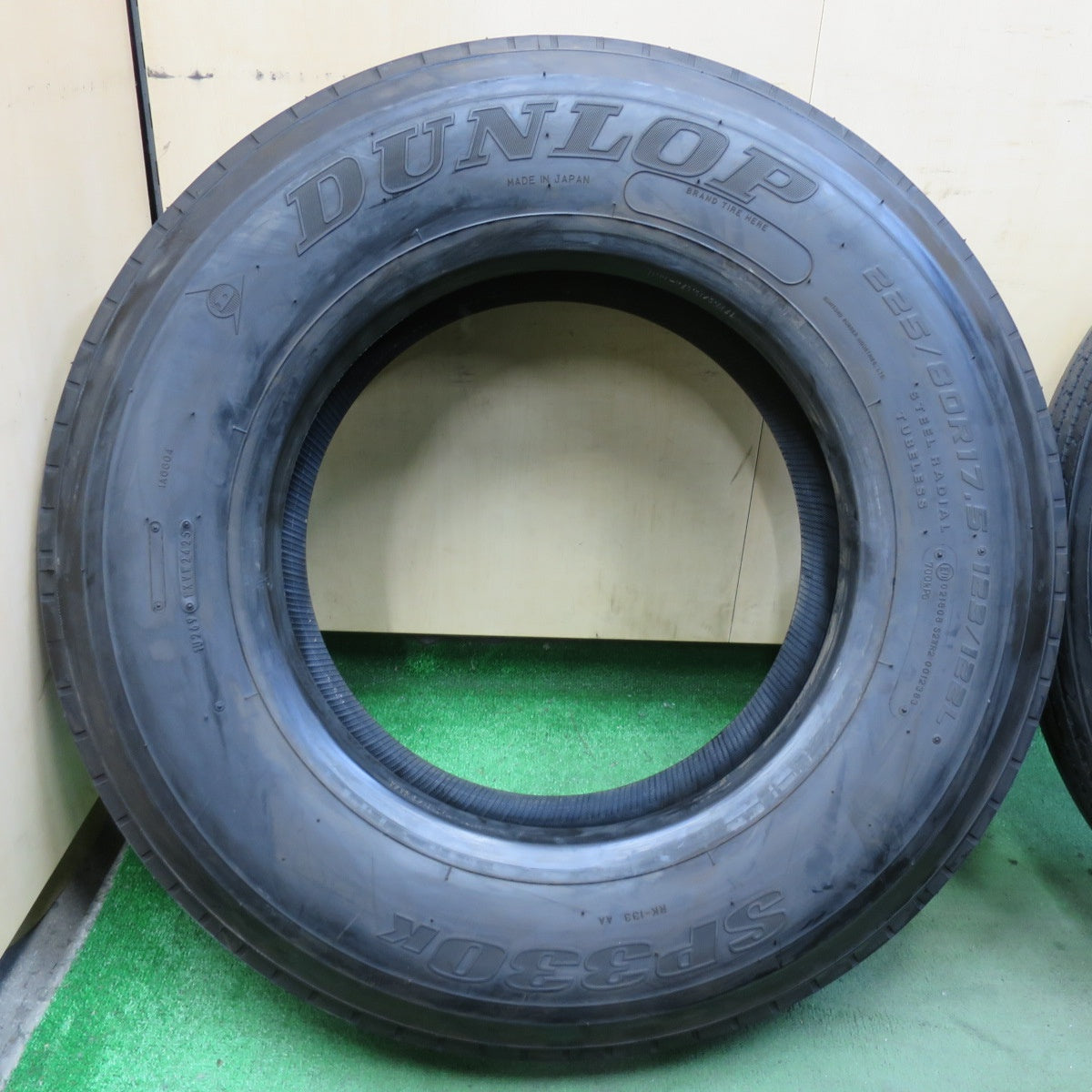 新車外し！25年！6本★トラック タイヤ 225/80R17.5 123/122L ダンロップ SP330K 17.5インチ★5112213イノタ