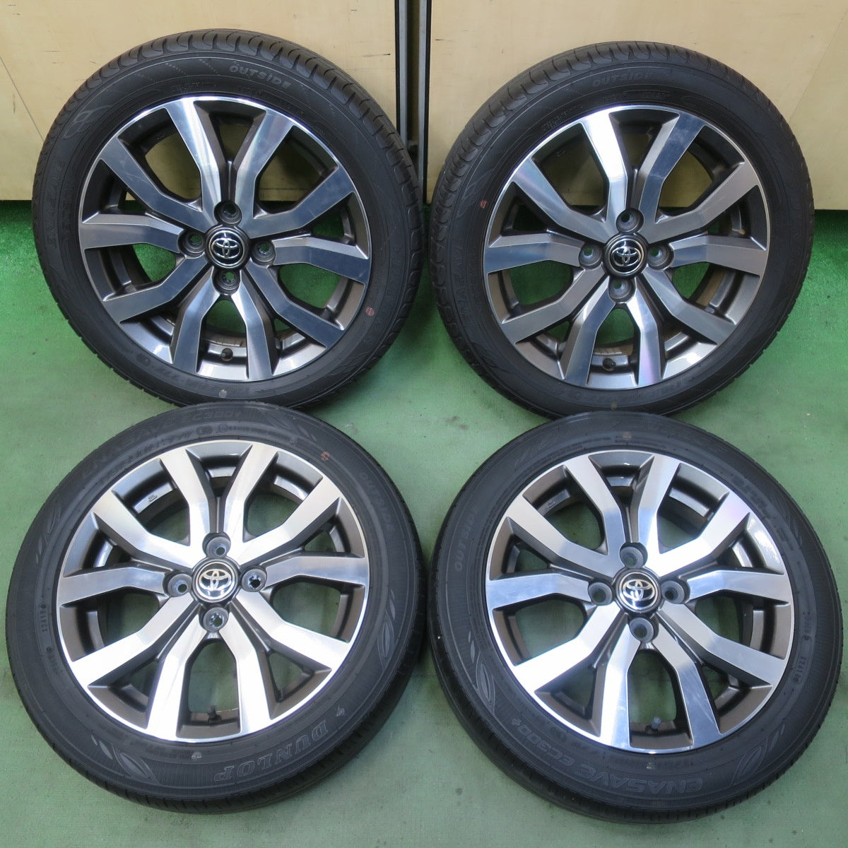 4本価格◎トヨタ タンク ルーミー 純正 175/55R15 ダンロップ エナセーブ EC204 EC300+ 15インチ PCD100/4H◎6090704IMノ