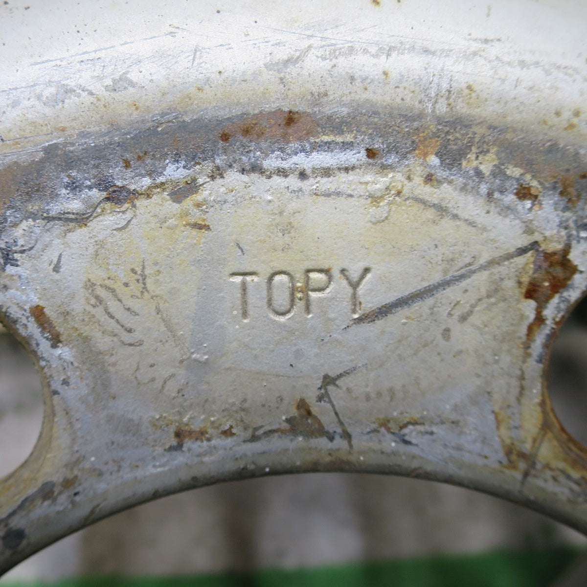 2本価格★トラック TOPY スチール ホイール 17.5インチ トピー 17.5×6.00 127-9TC PCD222.25/6H★6042402ナホ