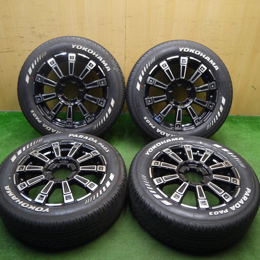 バリ溝！24年！9.5分★Lehrmeister MOST 215/60R17C 109/107S ヨコハマ PARADA PA03 ホワイトレター 17インチ レアマイスター モウスト PCD139.7/6H★5041410Hノ