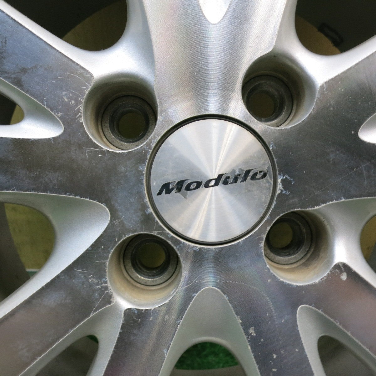 バリ溝！24年！9.5分◎ホンダ フィット 等 純正 Modulo 175/65R14 ブリヂストン NEWNO モデューロ ニューノ 14インチ PCD100/4H◎6081501AKノ