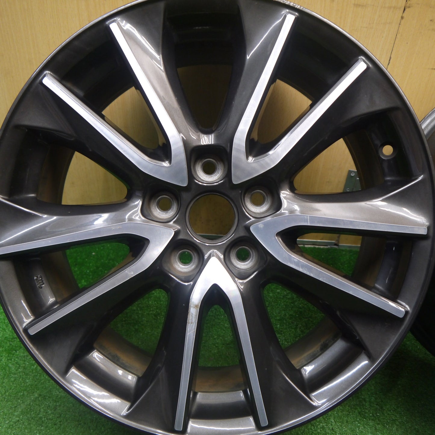 2本価格★マツダ CX-3 純正 ホイール 18インチ 18×7J CX3 PCD114.3/5H★6010604Hホ