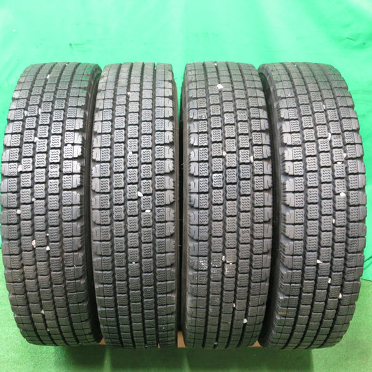*送料無料* バリ溝！22年！9.5分★トラック タイヤ 225/80R17.5 123/122L スタッドレス ブリヂストン W910 17.5インチ★4050702ナスタ