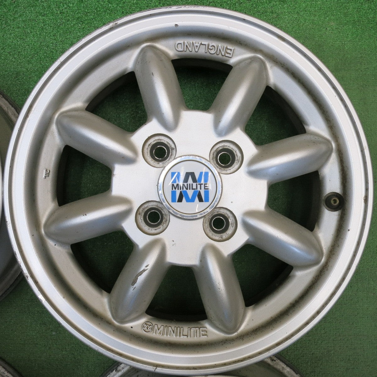 4本価格★ダイハツ ミラ ジーノ 純正 MINILITE ホイール 14インチ ミニライト 14×4.5J PCD100/4H★6042601HAホ