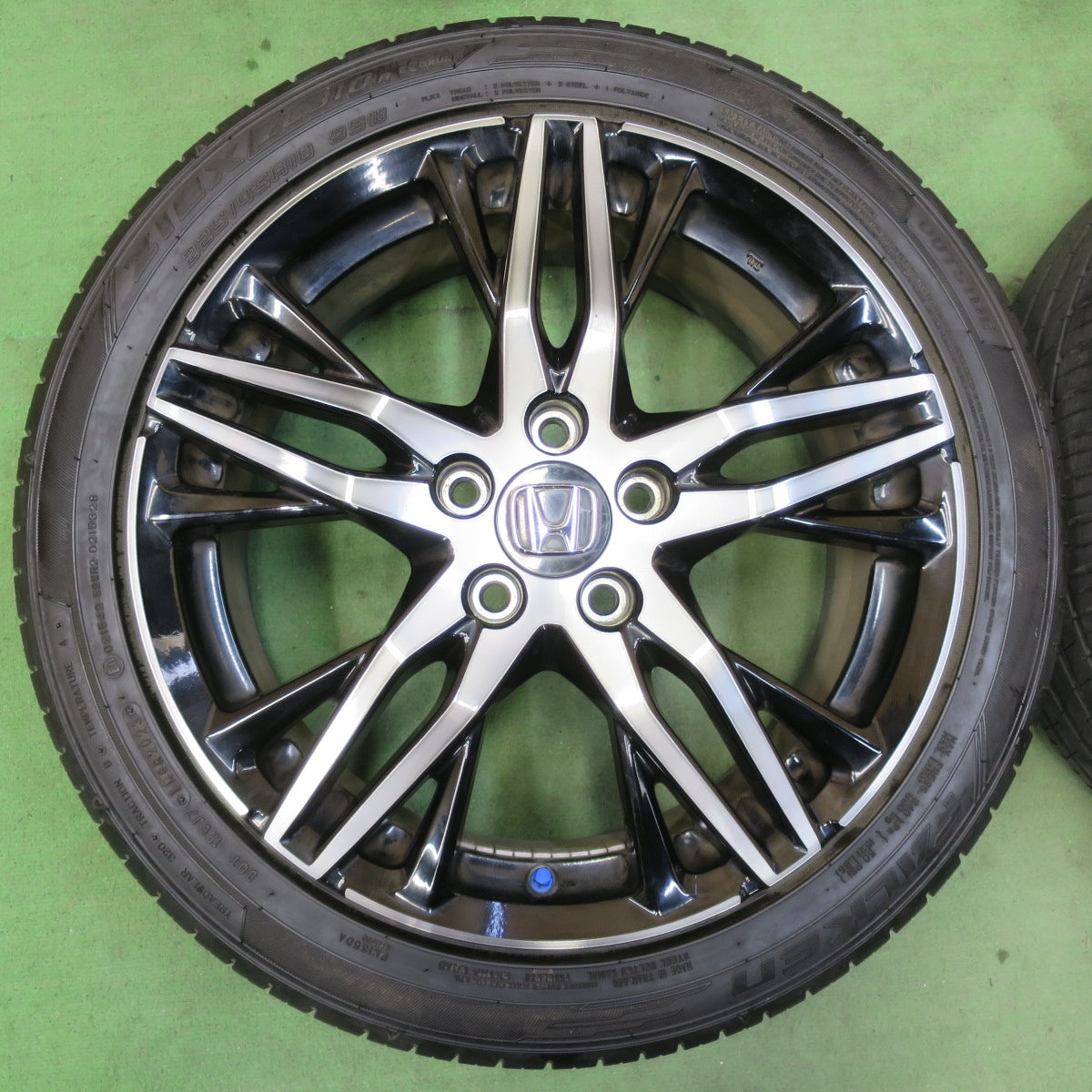 バリ溝！23年！9.5分★ホンダ オデッセイ 後期 RC1 RC2 アブソルート 純正 225/45R18 ファルケン ジークス ZE310R ECORUN 18インチ PCD114.3/5H★5050403IMノ