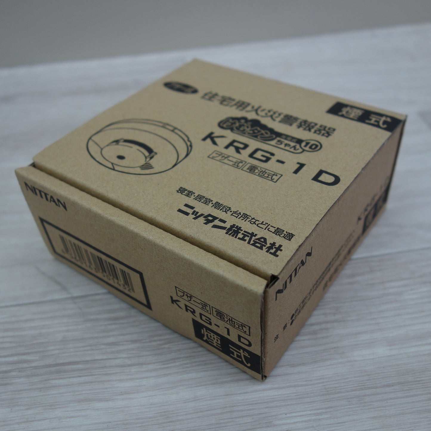 [送料無料] 未使用！6点セット☆ニッタン ブザー式 住宅用 火災 報知 器 KRG-1D けむタンちゃん 煙式 警報 機☆