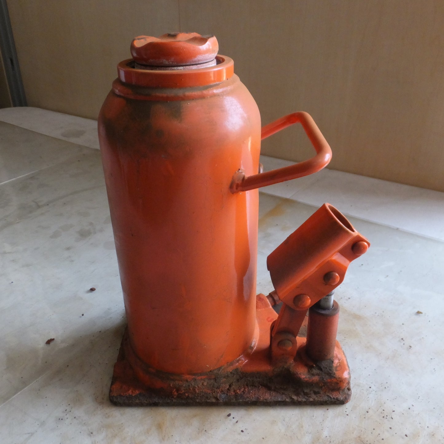 [送料無料] ◆マサダ 油圧ジャッキ MHK-15N 工具 15ton 15TON 15トン 15000kg 油圧式 だるま ダルマ オイル 点検 整備 自動車 車載(6)◆