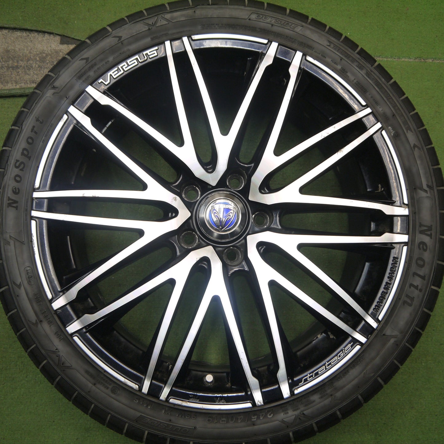 4本価格！21年★RAYS VERSUS VALORE 245/40R19 ネオリン ネオスポーツ レイズ ベルサス ヴァローレ 19インチ PCD114.3/5H★5100603Hノ