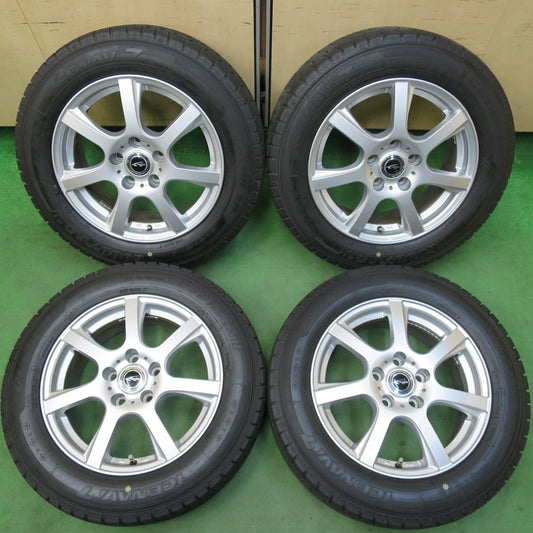 バリ溝！23年！キレイ！ほぼ10分★スタッドレス 205/60R16 グッドイヤー アイスナビ7 ravrion P3 ラブリオン 16インチ PCD114.3/5H★5032009イス