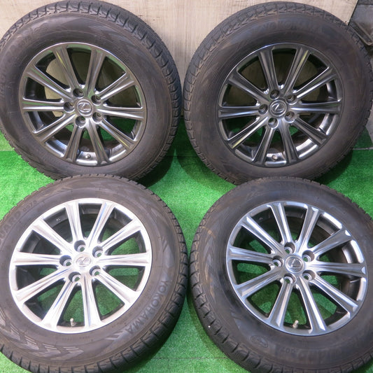 センサー付！キレイ★レクサス NX 純正 225/65R17 スタッドレス ヨコハマ アイスガード G075 17インチ PCD114.3/5H★5051705NJス