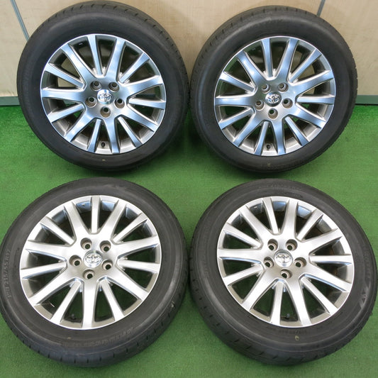 [送料無料] 4本価格★トヨタ 18 マジェスタ 純正 215/55R17 ブリヂストン ネクストリー エコピア 17インチ PCD114.3/5H★5021304TNノ