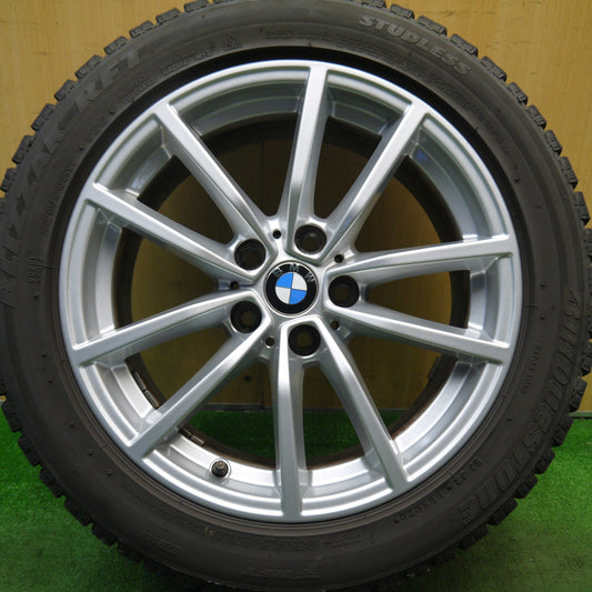 バリ溝！キレイ！9分！1本★BMW G20 G21 3シリーズ 純正 225/50R17 スタッドレス ブリヂストン ブリザック RFT 17インチ PCD112/5H★5041409Hス