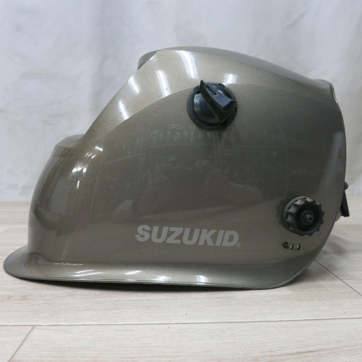 [送料無料] ◆SUZUKID スズキッド Eyeborg 液晶式自動遮光溶接面 溶接 用 ヘルメット マスク アイボーグ 現状品◆