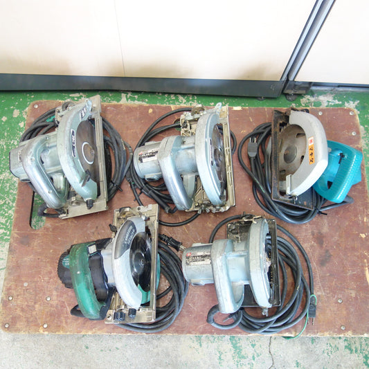 [送料無料] 5点セット☆日立 丸のこ 165mm C6MB3 / 190mm C7B2 / 185mm C7B1 / 160mm C6BA / 165mm C6MB3 / マキタ 7型 左向き 5800BL 丸ノコ 丸鋸 電動 工具☆