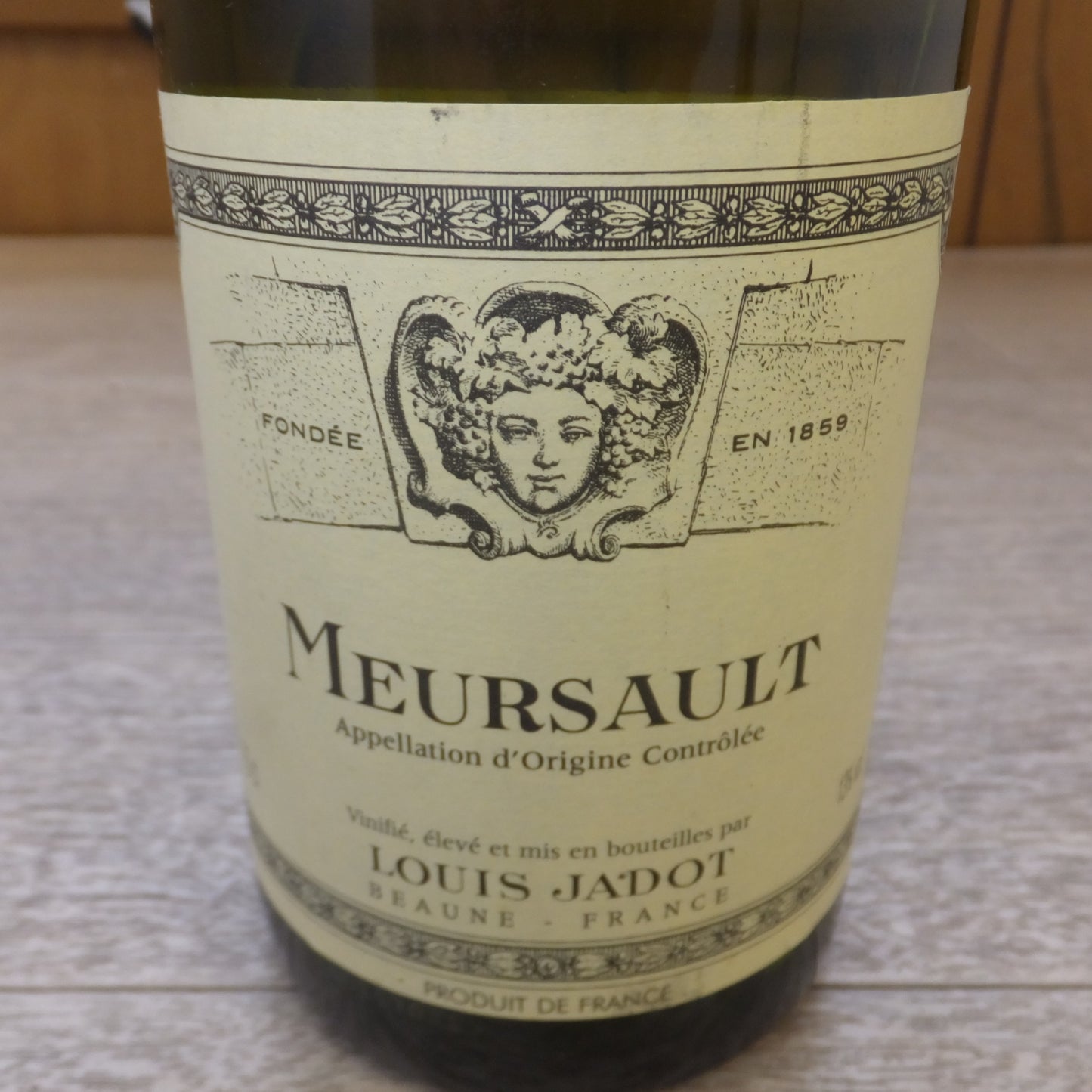 [送料無料] 未開栓★ルイ・ジャド・ムルソー 750ml 13% 年数不明 　LOUIS JADOT MEURSAULT　BEAUNE-FRANCE★