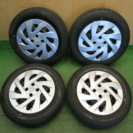 バリ溝！25年！キレイ！9分★トヨタ カローラ フィールダー 純正 スチール 185/60R15 ダンロップ エナセーブ EC300+ 15インチ PCD100/4H★6051709HAノ