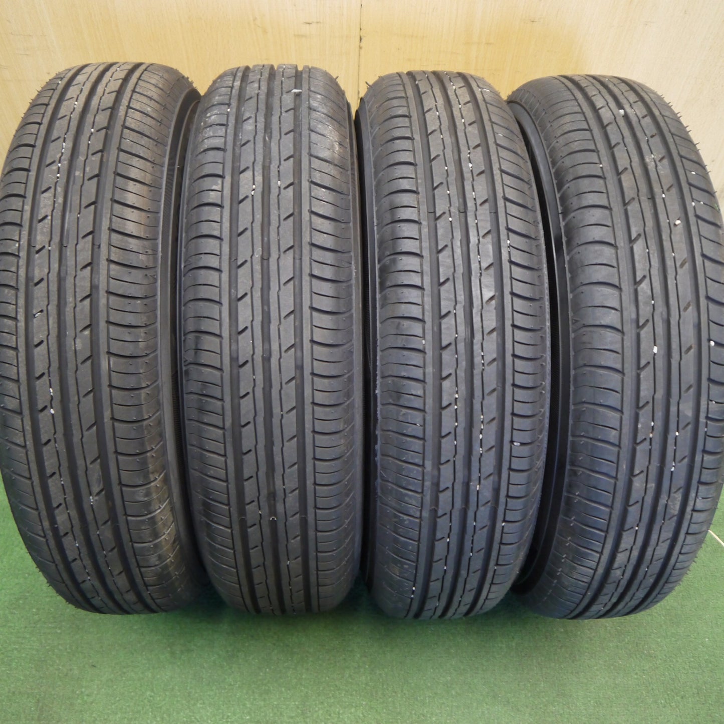 バリ溝！25年！8.5分◎ダイハツ タント ムーヴ 等 純正 スチール 145/80R13 ヨコハマ BluEarth-ES ES32 13インチ PCD100/4H◎6080506Hノ