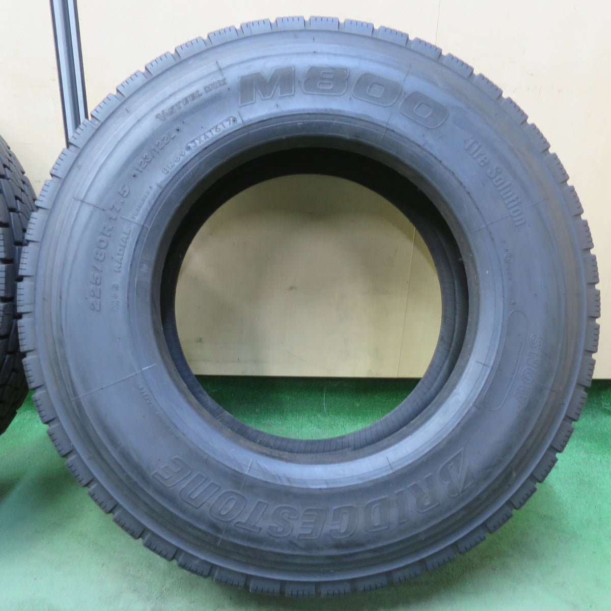 未使用！2本★トラック タイヤ 225/80R17.5 123/122L ブリヂストン M800 ミックス オールシーズン 17.5インチ★6060102イスタ