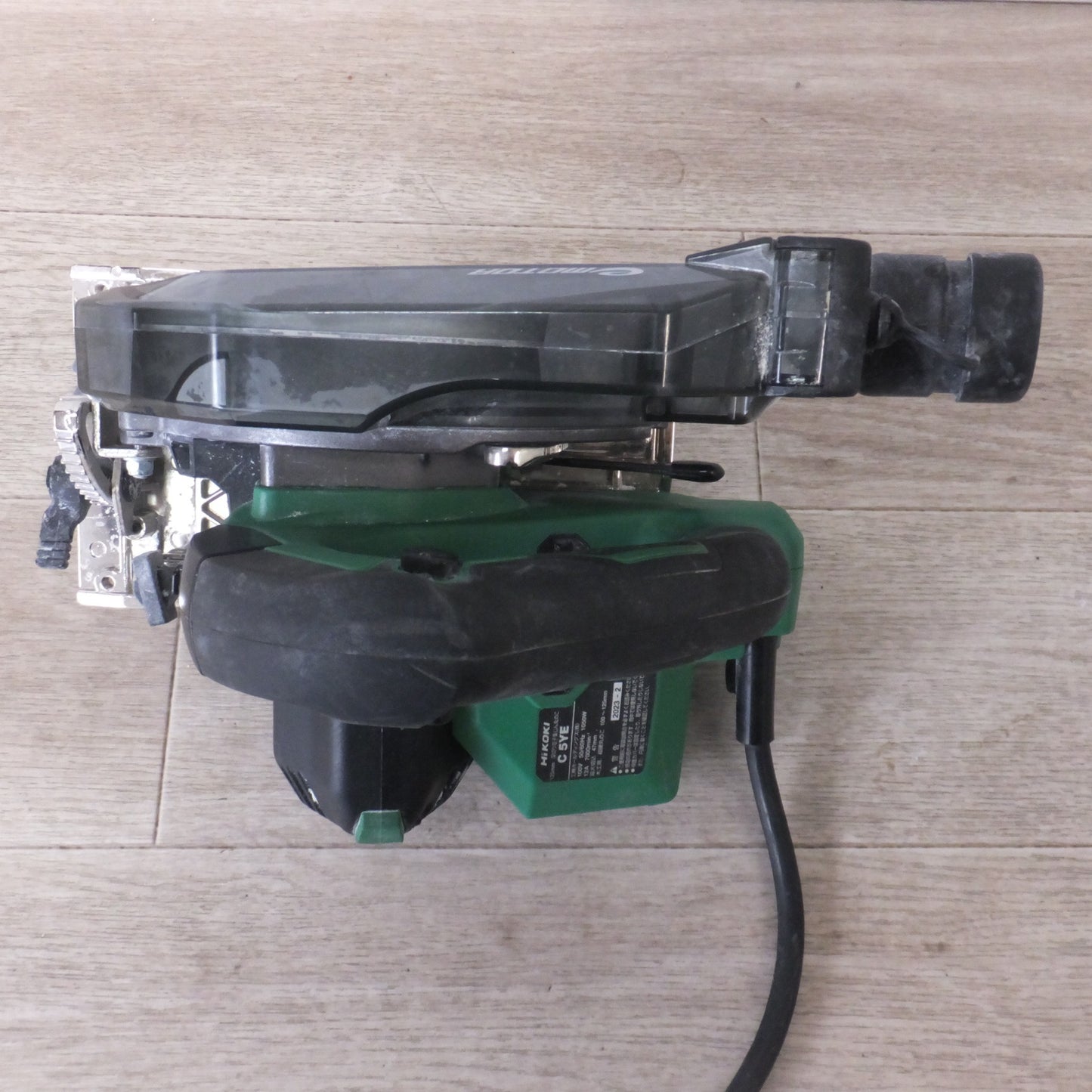 [送料無料] ★ハイコーキ HiKOKI 125mm 深切り電子集じん丸のこ C5YE　CAINZ 工具箱 各種 付属品　セット★