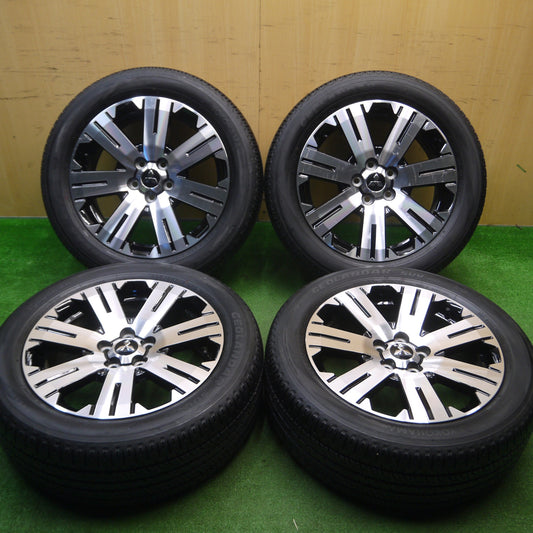 [送料無料] ほぼ新車外し 21年★三菱 デリカ D:5 純正 225/55R18 ヨコハマ ジオランダー SUV G055 G055E 18インチ D5 PCD114.3/5H★5010806Hノ