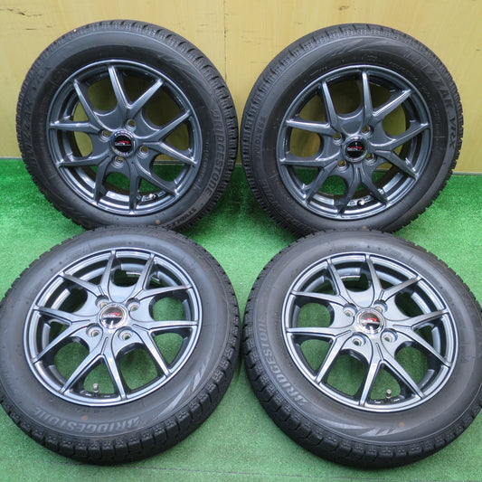 キレイ★スタッドレス 155/65R14 ブリヂストン ブリザック VRX Carifa カリファ 14インチ PCD100/4H★5121816NJス