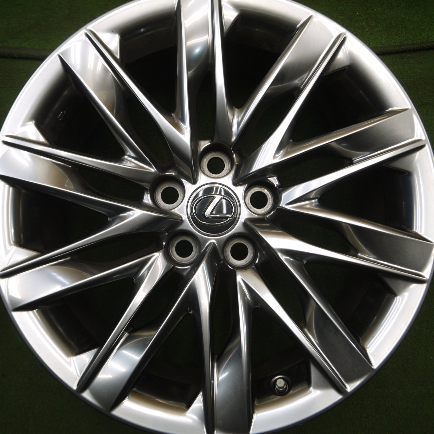 *送料無料* 新車外し★レクサス LS500h バージョンL 純正 ホイール 19インチ 19×8J PCD120/5H★4040215Hホ