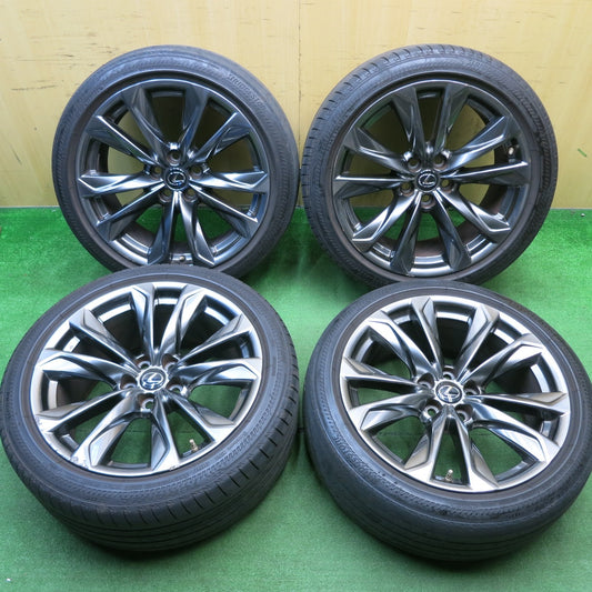 センサー付！21年★レクサス LS Fスポーツ 純正 245/45R20 275/40R20 ブリヂストン トランザ T005 RFT 20インチ PCD120/5H★5050304HAノ
