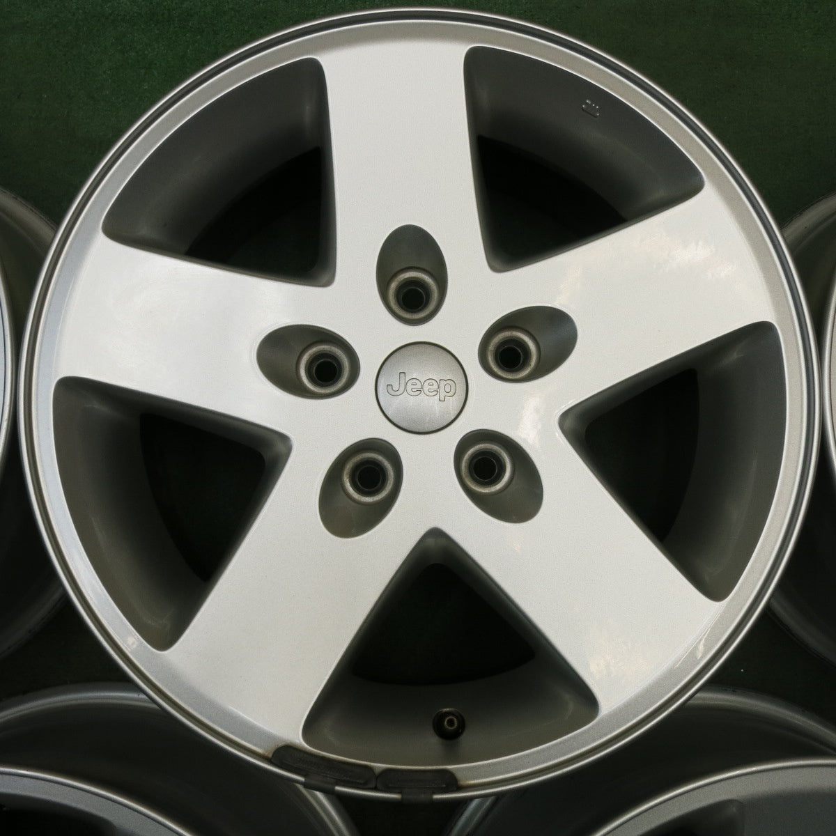 5本価格★JEEP ジープ JK ラングラー 純正 ホイール 17インチ 17×7.5J PCD127/5H★6071105HAホ