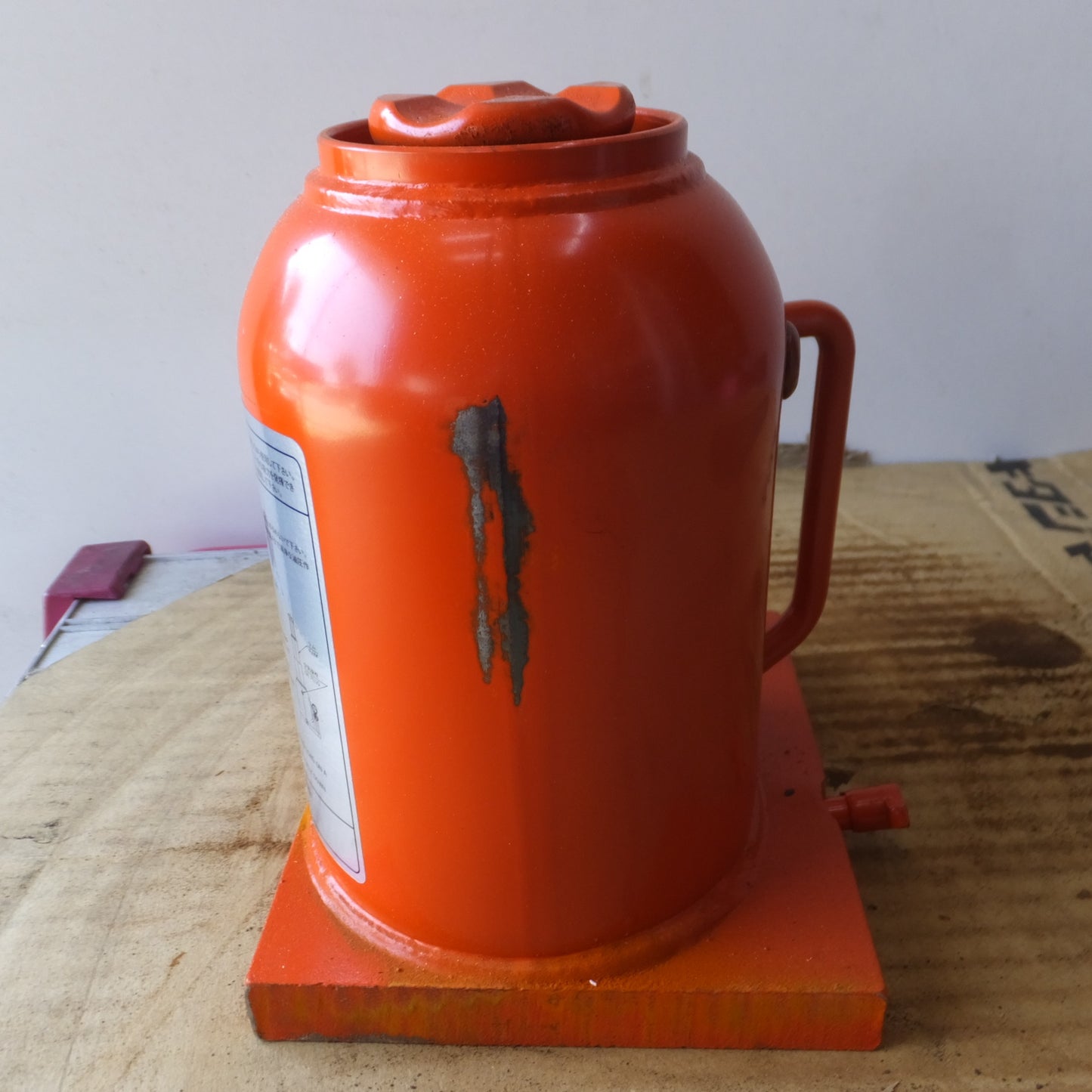 [送料無料] ◆マサダ 油圧ジャッキ HPD-10-2 工具 10TON 10ton 10トン 10000kg 油圧式 オイル だるま ダルマ 車載 自動車 点検 整備(7)◆