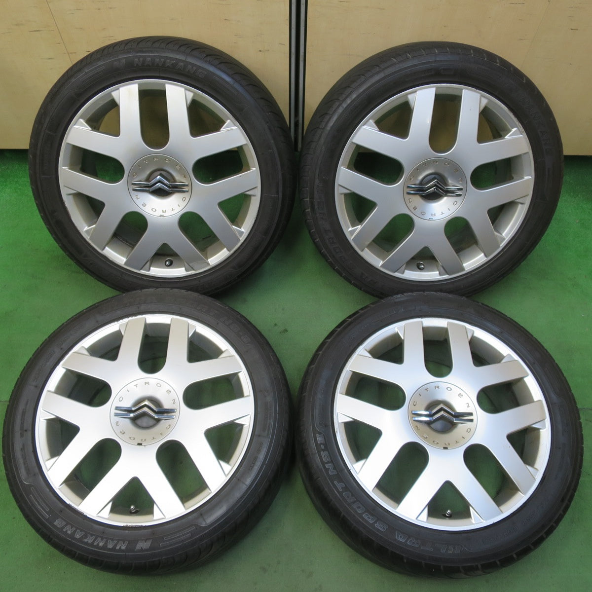 バリ溝！21年！8.5分☆シトロエン C6 純正 245/45R18 ナンカン