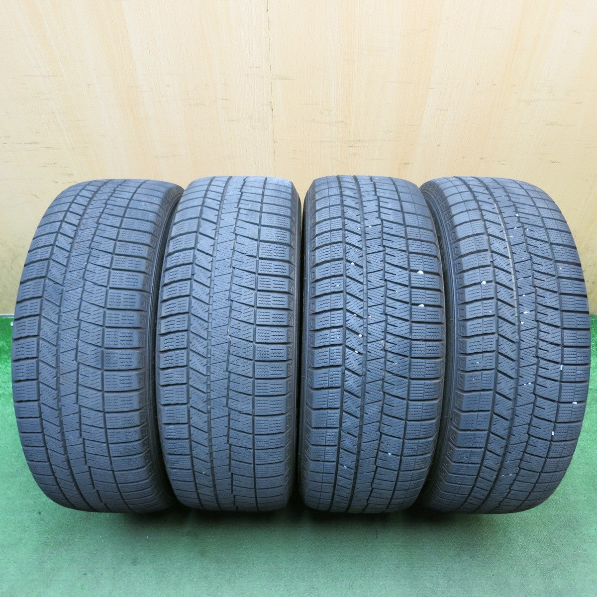 バリ溝！キレイ！9分◎ミニ 等 MINILITE MC-50 225/55R17 スタッドレス ダンロップ ウインターマックス 03 ミニライト 17インチ PCD112/5H◎6082207HAス
