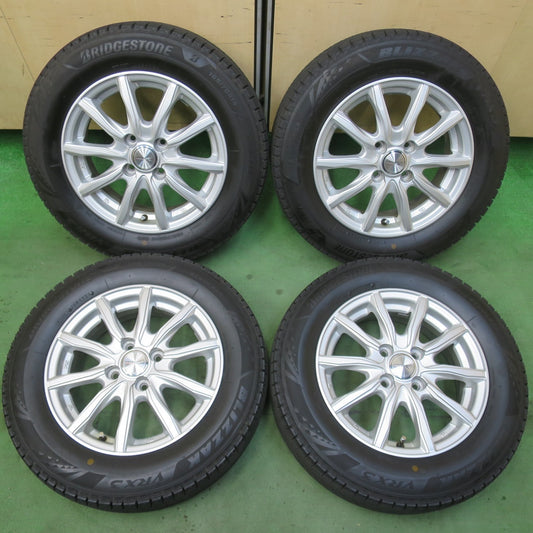 バリ溝！24年！ほぼ10分★スタッドレス 165/70R14 ブリヂストン ブリザック VRX3 JOKER ジョーカー 14インチ PCD100/4H★6011606イス