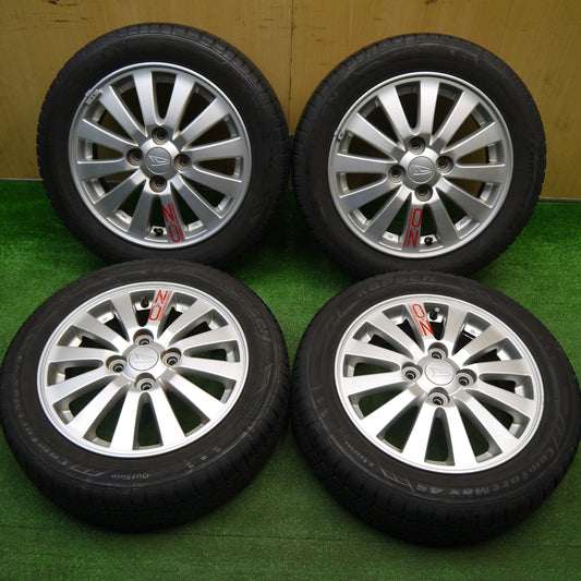 4本価格！21年★ダイハツ ムーヴ コンテ 等 純正 155/65R14 カプセン ComfortMax 4S オールシーズン 14インチ PCD100/4H★5111805Hス