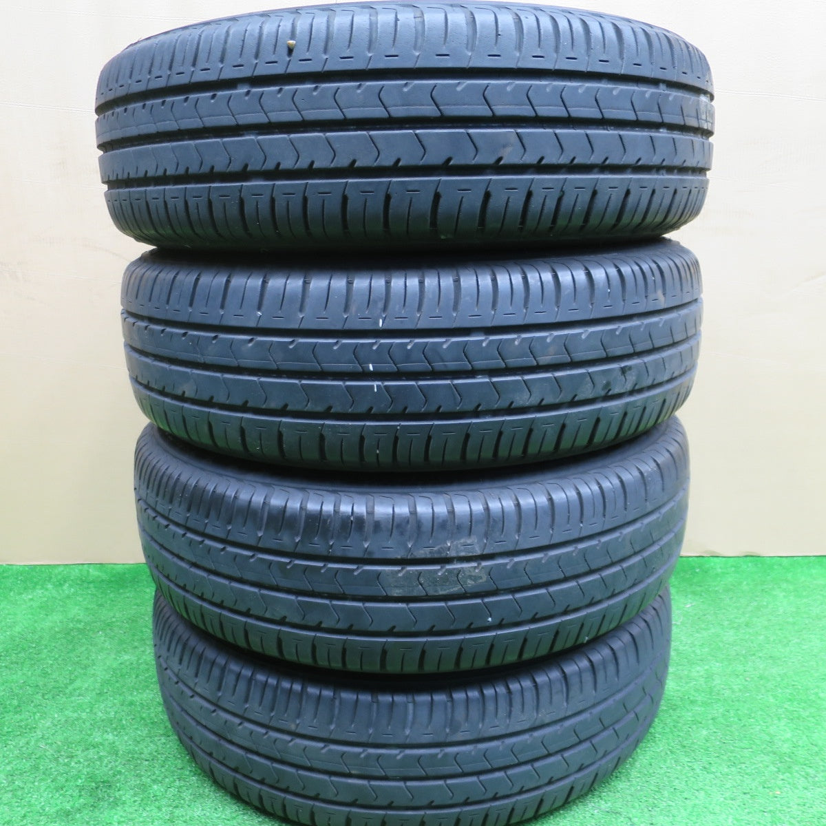 バリ溝！9分★トヨタ タンク ルーミー 純正 165/65R14 ブリヂストン エコピア NH100C 14インチ PCD100/4H★5120602NKノ